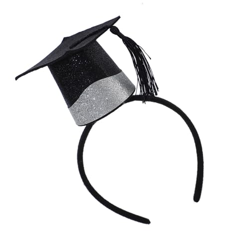 Zktfyshk Verstellbares, rutschfestes Haarband mit kleinem, stereoskopischem Doktorkopfschmuck für Beginn der Veranstaltung Zktfyshk Verstellbares, rutschfestes Haarband mit kleinem, stereoskopischem Doktorkopfschmuck für Beginn der Veranstaltung von Zktfyshk