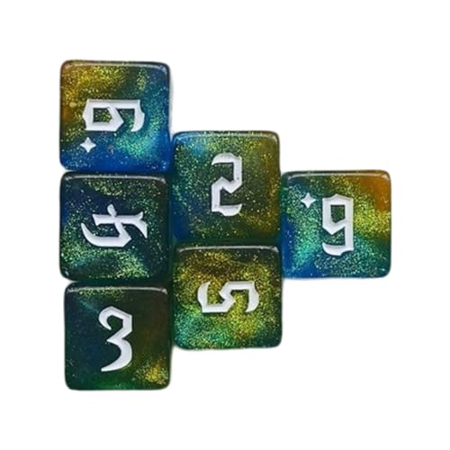 Zkydhbd 6pieces Dices Set 16mm Solides Spielset Mit Großer Nummer 6 Seiten Sided Acryl Bildungsrundung Eckpädagogische Mathematik Dices Lernwerkzeug Zkydhbd 6pieces Dices Set 16mm Solides Spielset Mit Großer Nummer 6 Seiten Sided Acryl Bildungsrundung Eckpädagogische Mathematik Dices Lernwerkzeug von Zkydhbd