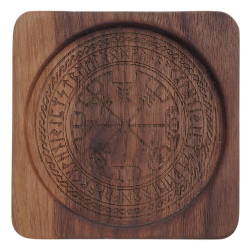 Base Board Astrologie Pentakel Kerzenaltäre Platte Divination Decors Kerzenschale Altarschale Tablett Base Board Astrologie Pentakel Kerzenaltäre Platte Divination Decors Kerzenschale Altarschale Tablett von Zkydhbd
