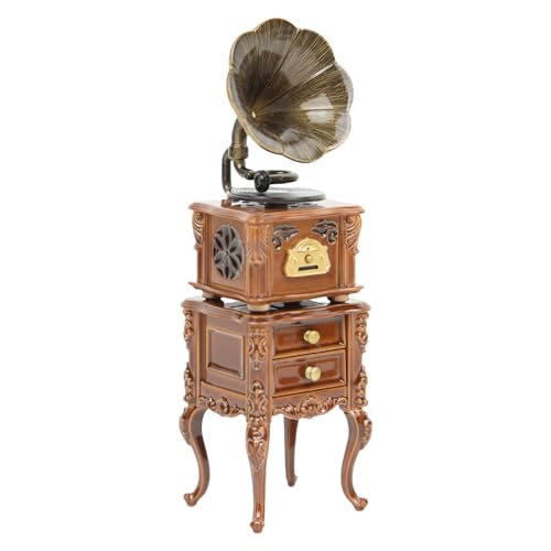 Zkydhbd Exquisite Miniatur Plattenspieler Dollhouses Ornament Ideal Für Kunstsammler Und Klassisches Innenausstattung Zkydhbd Exquisite Miniatur Plattenspieler Dollhouses Ornament Ideal Für Kunstsammler Und Klassisches Innenausstattung von Zkydhbd