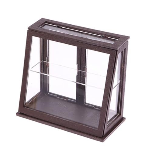 Zkydhbd Miniatur Holzkuchenausstellungsschrank Für 1/12 Dollhouses Realistic Transparent Showcase Mit Verstellbaren Regalen Holzpuppenhäuser Möbel Zkydhbd Miniatur Holzkuchenausstellungsschrank Für 1/12 Dollhouses Realistic Transparent Showcase Mit Verstellbaren Regalen Holzpuppenhäuser Möbel von Zkydhbd