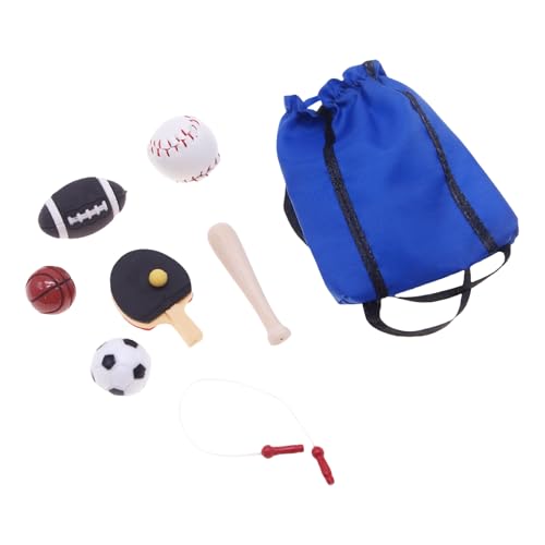 Realistische Miniatursportarten Für Dollhouses Umfassen Fußball Basketball Tisch Tennisball Jump Seil. Safe Kinder Tun Sich So Tun Realistische Miniatursportarten Für Dollhouses Umfassen Fußball Basketball Tisch Tennisball Jump Seil. Safe Kinder Tun Sich So Tun von Zkydhbd