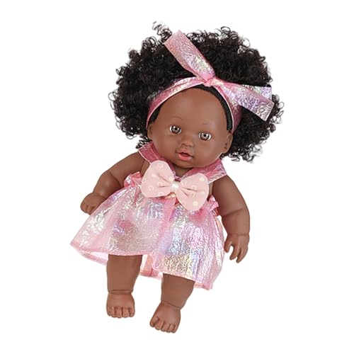 Zkydhbd 20 cm Vinyls Afrikanische Wiedergeborene Schwarzes Puppen Sicheres Wie Mädchenpuppen Mit Modekleidung Für Kinder Und Erwachsenensammler Zkydhbd 20 cm Vinyls Afrikanische Wiedergeborene Schwarzes Puppen Sicheres Wie Mädchenpuppen Mit Modekleidung Für Kinder Und Erwachsenensammler von Zkydhbd