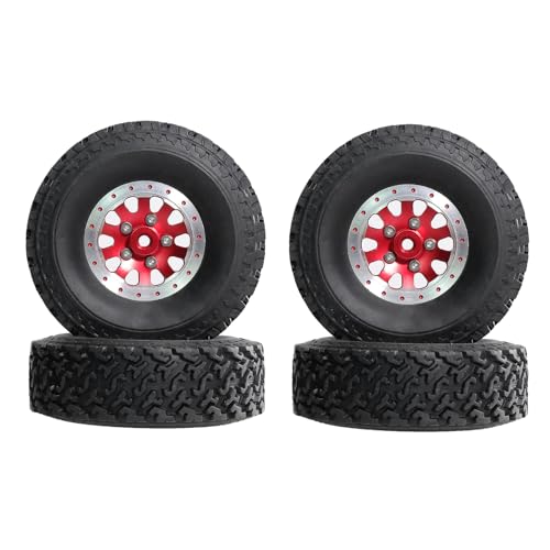 Zkydhbd 4pcs Metall Beadlock Hubs Felgen Mit Hohen Grip Gummireifen Für Fernsteuerauto Off Straßenaufführungen Upgrade Breadlocke Felgen Zkydhbd 4pcs Metall Beadlock Hubs Felgen Mit Hohen Grip Gummireifen Für Fernsteuerauto Off Straßenaufführungen Upgrade Breadlocke Felgen von Zkydhbd