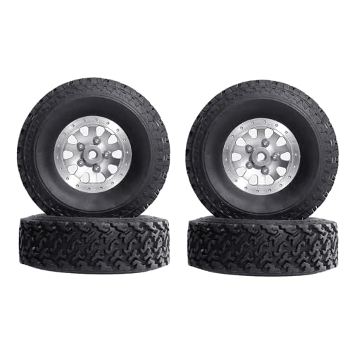 Zkydhbd 4pcs Metall Beadlock Hubs Felgen Mit Hohen Grip Gummireifen Für Fernsteuerauto Off Straßenaufführungen Upgrade Breadlocke Felgen Zkydhbd 4pcs Metall Beadlock Hubs Felgen Mit Hohen Grip Gummireifen Für Fernsteuerauto Off Straßenaufführungen Upgrade Breadlocke Felgen von Zkydhbd