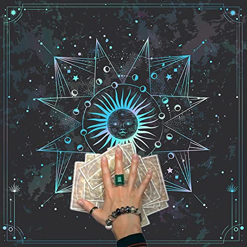 Zkydhbd 50x50/60x60/75x75cm Tarots Tischdecke Geometrische Divinationen Stoffbrettspiel Oracles Kartenpads Runen Matelle Zkydhbd 50x50/60x60/75x75cm Tarots Tischdecke Geometrische Divinationen Stoffbrettspiel Oracles Kartenpads Runen Matelle von Zkydhbd