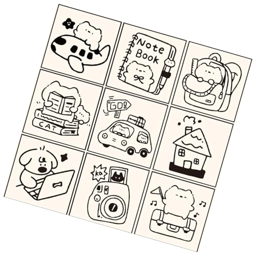 Zkydhbd 9 Pieces Holzhundmarken Ideal Für Do It Yourself Und Pädagogische Verwendung Cartoon Holz Cartoon Tierhund Muster Stempel Zkydhbd 9 Pieces Holzhundmarken Ideal Für Do It Yourself Und Pädagogische Verwendung Cartoon Holz Cartoon Tierhund Muster Stempel von Zkydhbd