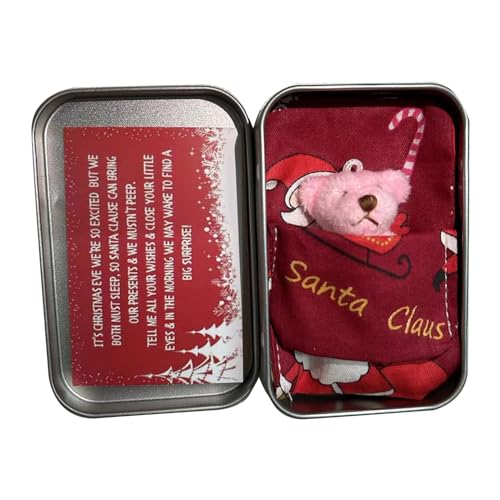 Zkydhbd Bear Plüsch Spielzeug Weihnachts Taschenbär Umarmung In Einer Blechbox Little Bärenpuppe Für Kinder Stoffbärenpuppe Neujahrsgeschenk Niedlich Bär Zkydhbd Bear Plüsch Spielzeug Weihnachts Taschenbär Umarmung In Einer Blechbox Little Bärenpuppe Für Kinder Stoffbärenpuppe Neujahrsgeschenk Niedlich Bär von Zkydhbd