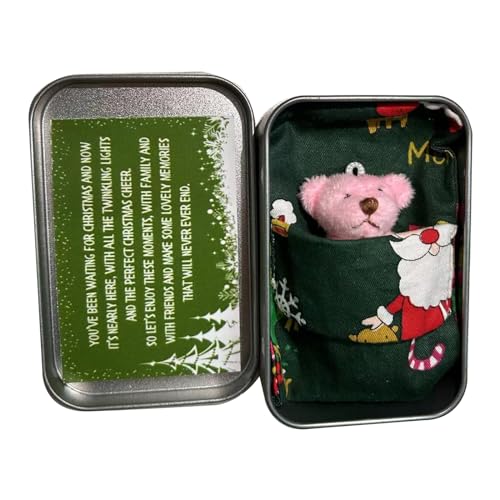 Zkydhbd Bear Plüsch Spielzeug Weihnachts Taschenbär Umarmung In Einer Blechbox Little Bärenpuppe Für Kinder Stoffbärenpuppe Neujahrsgeschenk Niedlich Bär Zkydhbd Bear Plüsch Spielzeug Weihnachts Taschenbär Umarmung In Einer Blechbox Little Bärenpuppe Für Kinder Stoffbärenpuppe Neujahrsgeschenk Niedlich Bär von Zkydhbd