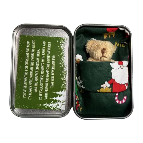 Zkydhbd Bear Plüsch Spielzeug Weihnachts Taschenbär Umarmung In Einer Blechbox Little Bärenpuppe Für Kinder Stoffbärenpuppe Neujahrsgeschenk Niedlich Bär Zkydhbd Bear Plüsch Spielzeug Weihnachts Taschenbär Umarmung In Einer Blechbox Little Bärenpuppe Für Kinder Stoffbärenpuppe Neujahrsgeschenk Niedlich Bär von Zkydhbd