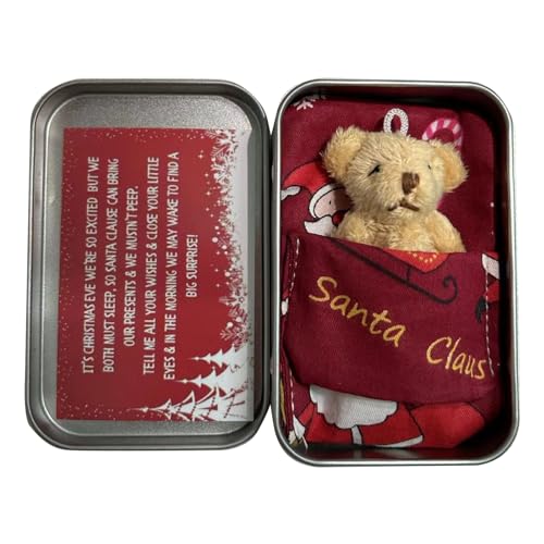 Zkydhbd Bear Plüsch Spielzeug Weihnachts Taschenbär Umarmung In Einer Blechbox Little Bärenpuppe Für Kinder Stoffbärenpuppe Neujahrsgeschenk Niedlich Bär Zkydhbd Bear Plüsch Spielzeug Weihnachts Taschenbär Umarmung In Einer Blechbox Little Bärenpuppe Für Kinder Stoffbärenpuppe Neujahrsgeschenk Niedlich Bär von Zkydhbd