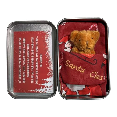 Zkydhbd Bear Plüsch Spielzeug Weihnachts Taschenbär Umarmung In Einer Blechbox Little Bärenpuppe Für Kinder Stoffbärenpuppe Neujahrsgeschenk Niedlich Bär Zkydhbd Bear Plüsch Spielzeug Weihnachts Taschenbär Umarmung In Einer Blechbox Little Bärenpuppe Für Kinder Stoffbärenpuppe Neujahrsgeschenk Niedlich Bär von Zkydhbd