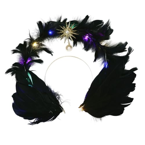 Zkydhbd Bezaubernde Elegante Inspirierte Gefiederte Kronen Für Kostümveranstaltungen Cosplay Feierlichkeiten SND Besondere Anlässe Outfits Stirnband Zkydhbd Bezaubernde Elegante Inspirierte Gefiederte Kronen Für Kostümveranstaltungen Cosplay Feierlichkeiten SND Besondere Anlässe Outfits Stirnband von Zkydhbd