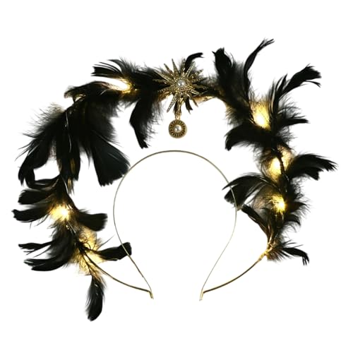 Zkydhbd Bezaubernde Elegante Inspirierte Gefiederte Kronen Für Kostümveranstaltungen Cosplay Feierlichkeiten SND Besondere Anlässe Outfits Stirnband Zkydhbd Bezaubernde Elegante Inspirierte Gefiederte Kronen Für Kostümveranstaltungen Cosplay Feierlichkeiten SND Besondere Anlässe Outfits Stirnband von Zkydhbd