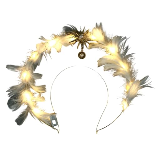 Zkydhbd Bezaubernde Elegante Inspirierte Gefiederte Kronen Für Kostümveranstaltungen Cosplay Feierlichkeiten SND Besondere Anlässe Outfits Stirnband Zkydhbd Bezaubernde Elegante Inspirierte Gefiederte Kronen Für Kostümveranstaltungen Cosplay Feierlichkeiten SND Besondere Anlässe Outfits Stirnband von Zkydhbd