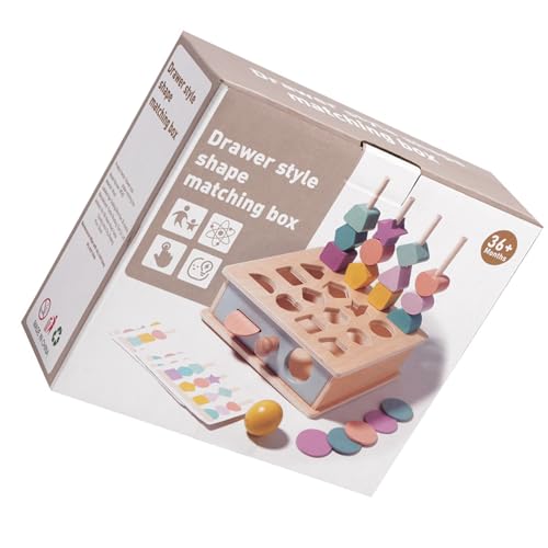 Zkydhbd Bildungsschubladenform Matching Spielspielzeug Für Kinder Handkoordination Holzfäden Und Stapelblock Set Sensorische Entwicklung Zkydhbd Bildungsschubladenform Matching Spielspielzeug Für Kinder Handkoordination Holzfäden Und Stapelblock Set Sensorische Entwicklung von Zkydhbd