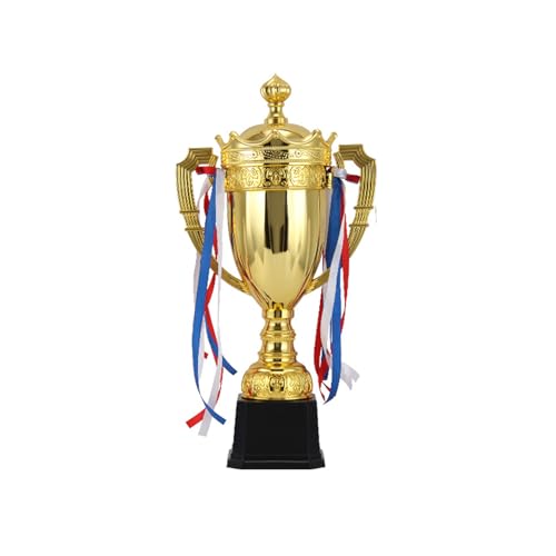 Zkydhbd Edelstahlsport Preisträger Trophäen Pokal Mit Bändern Für Schulwettbewerbe Und Heimdekorationssystem Dekoration Trophäen Tragbar Zkydhbd Edelstahlsport Preisträger Trophäen Pokal Mit Bändern Für Schulwettbewerbe Und Heimdekorationssystem Dekoration Trophäen Tragbar von Zkydhbd