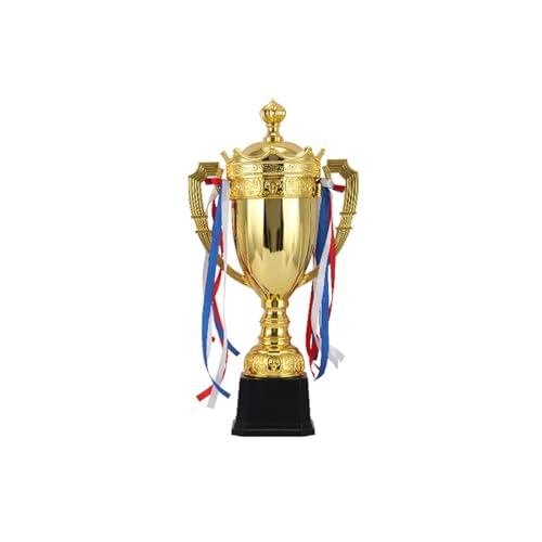 Zkydhbd Edelstahlsport Preisträger Trophäen Pokal Mit Bändern Für Schulwettbewerbe Und Heimdekorationssystem Dekoration Trophäen Tragbar Zkydhbd Edelstahlsport Preisträger Trophäen Pokal Mit Bändern Für Schulwettbewerbe Und Heimdekorationssystem Dekoration Trophäen Tragbar von Zkydhbd