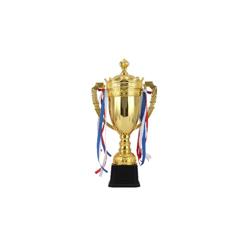 Zkydhbd Edelstahlsport Preisträger Trophäen Pokal Mit Bändern Für Schulwettbewerbe Und Heimdekorationssystem Dekoration Trophäen Tragbar Zkydhbd Edelstahlsport Preisträger Trophäen Pokal Mit Bändern Für Schulwettbewerbe Und Heimdekorationssystem Dekoration Trophäen Tragbar von Zkydhbd