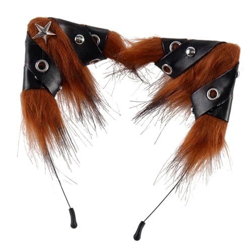 Zkydhbd Faux Pelze Füchse Wolf Ohren Stirnband Pelzige Handgefertigte Tierohren Haarband Kopfbedeckung Halloween Kostüm Cosplay Accessoires Halloween Cosplay Kostümzubehör Zkydhbd Faux Pelze Füchse Wolf Ohren Stirnband Pelzige Handgefertigte Tierohren Haarband Kopfbedeckung Halloween Kostüm Cosplay Accessoires Halloween Cosplay Kostümzubehör von Zkydhbd