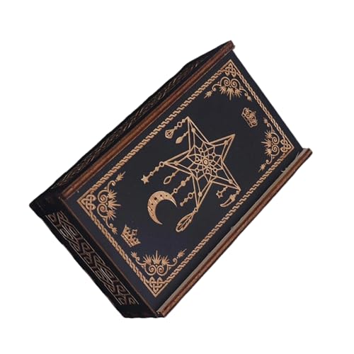 Zkydhbd Holzschub Pull Tarot Karten Aufbewahrungsbox Tragbarer Kartenbehälter Astrologie Schmuckstück Zkydhbd Holzschub Pull Tarot Karten Aufbewahrungsbox Tragbarer Kartenbehälter Astrologie Schmuckstück von Zkydhbd