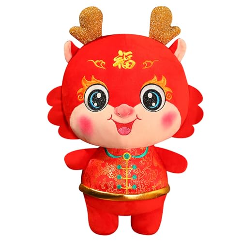 Zkydhbd Plüsch Maskottchenpuppe Dragon Spielzeug Stofftier Kuschelspielzeug Bag Chinesische Neujahrsgeschenkkopf Rising Maskottchen Plüsch Dragon Stoffted Drachen Festliche Zkydhbd Plüsch Maskottchenpuppe Dragon Spielzeug Stofftier Kuschelspielzeug Bag Chinesische Neujahrsgeschenkkopf Rising Maskottchen Plüsch Dragon Stoffted Drachen Festliche von Zkydhbd