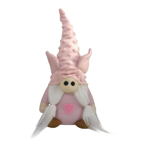 Zkydhbd Schwein Themen Valentinstag Gnomes Gesichtslosen Älteren Zwergen Puppen Handgefertigtes Für Liebhaber Mädchen Geschenk von Zkydhbd