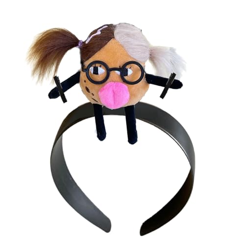 Zkydhbd Süße Cartoon Puppen Stirnband Lustige Geflochtene Puppenhaarband Haare Haarnadel Perfekt Für Party Cosplay Kopfschmuck Schmuck von Zkydhbd