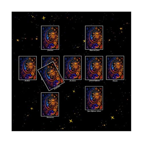 Zkydhbd Tarots Tischdecke Altäre Stoff Readingkarte Astrologys Göttuch Stoff Wandteppich Wanddekoration Lesen Tarotkarten Spirituelle Deckcluch Zkydhbd Tarots Tischdecke Altäre Stoff Readingkarte Astrologys Göttuch Stoff Wandteppich Wanddekoration Lesen Tarotkarten Spirituelle Deckcluch von Zkydhbd