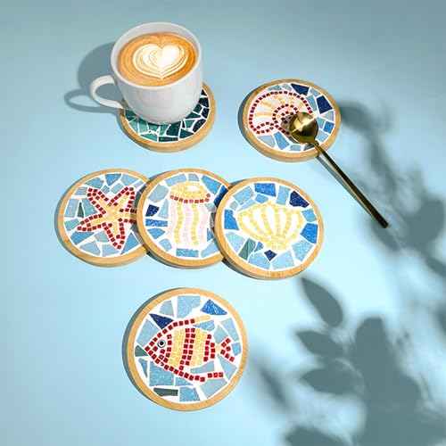 Zkydhbd Tessellations Coasters Set Assembly Fliesen Basteln Bunte Fliesen Kunsthandwerk Für Kinder Festival Geschenk Collage Coasters Kits Kits Zkydhbd Tessellations Coasters Set Assembly Fliesen Basteln Bunte Fliesen Kunsthandwerk Für Kinder Festival Geschenk Collage Coasters Kits Kits von Zkydhbd
