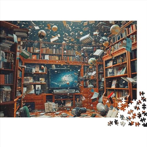 Bookshelf 1000 Puzzleteile Für Die Ganze Familie Farbenfrohes Legespiel Abwechslungsreiche Picturesque 1000 Teile Puzzle Geschicklichkeitsspiel Geeignet Für Erwachsene 1000pcs (75x50cm) von Znnnnnny