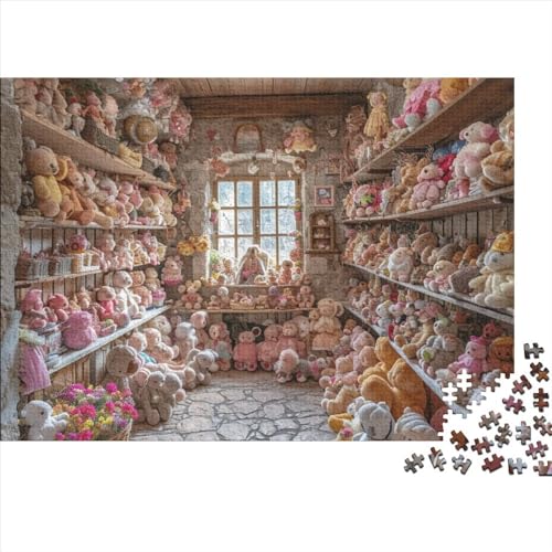 Convenience Store 500 Puzzleteile Für Die Ganze Familie Lernspiel Doll Shop 500 Teile Puzzle Geschicklichkeitsspiel Geeignet Für Erwachsene 500pcs (52x38cm) von Znnnnnny