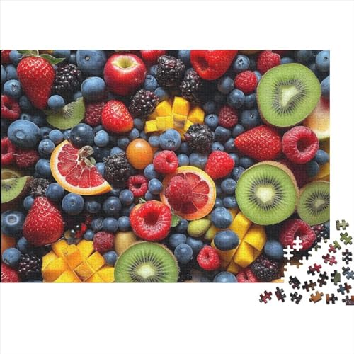 Delicious Food 1000 Puzzleteile Für Die Ganze Familie Farbenfrohes Legespiel Lernspiel Fruit 1000 Teile Puzzle Geschicklichkeitsspiel Geeignet Für Erwachsene 1000pcs (75x50cm) von Znnnnnny