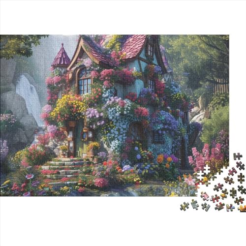 Holiday Homes 1000 Puzzleteile Für Die Ganze Familie Farbenfrohes Legespiel Abwechslungsreiche Castle 1000 Teile Puzzle Holz Puzzles Lernspiel Geeignet Für Erwachsene 1000pcs (75x50cm) von Znnnnnny