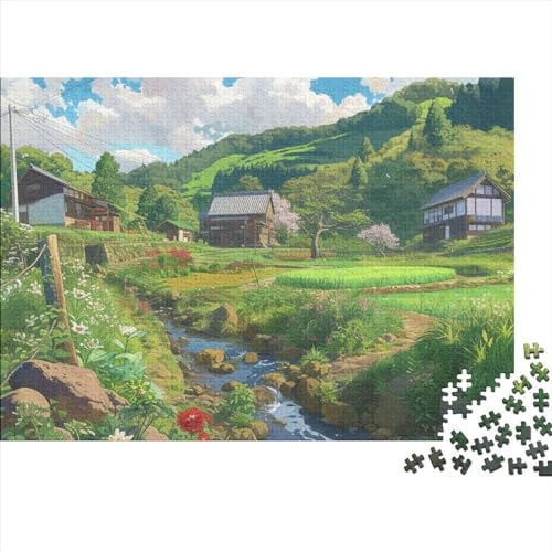 Holiday Homes 1000 Puzzleteile Für Die Ganze Familie Farbenfrohes Legespiel Abwechslungsreiche Lakeside Town 1000 Teile Puzzle Geschicklichkeitsspiel Geeignet Für Erwachsene 1000pcs (75x50cm) von Znnnnnny