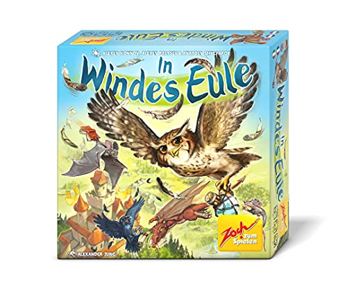 Zoch 601105148 In Windes Eule, das atemlose Ablegespiel, bei dem Schnelligkeit und Reaktion wichtig sind, ab 8 Jahren von Zoch zum Spielen