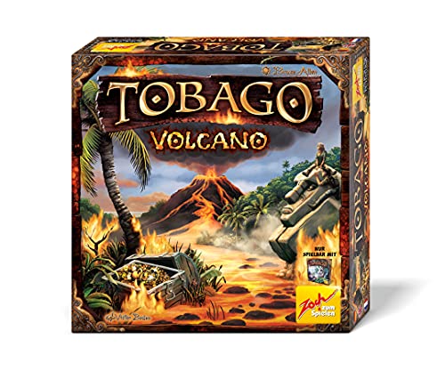 Zoch 601105120 - Tobago Volcano – Erweiterung zum Kultspiel – mit 3D-Vulkan für weiteren Spielspaß, ab 8 Jahren von Zoch zum Spielen