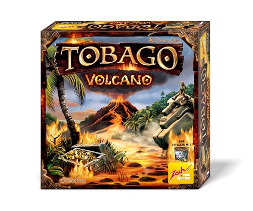 Zoch 601105120 - Tobago Volcano – Erweiterung zum Kultspiel – mit 3D-Vulkan für weiteren Spielspaß, ab 8 Jahren von Zoch zum Spielen