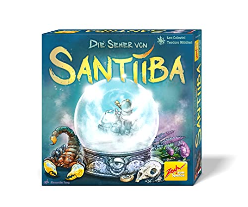 Zoch 601105138 - Die Seher von Santiiba - Das spannungsgeladene Familienspiel der Gedankenduelle, ab 8 Jahren von Zoch zum Spielen