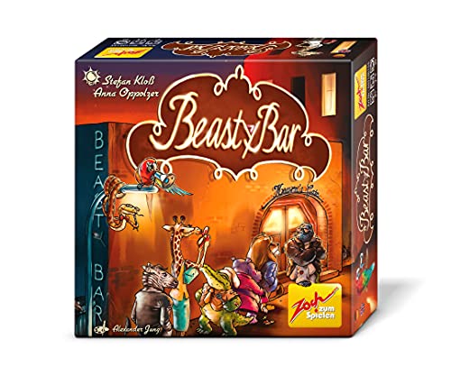 Zoch 601105155 Beasty Bar – Das bissige Kartenspiel, jetzt mit XXL-Karten in neuer Schachtelgröße, für 2 bis 4 Spieler, Strategiespiel, für Kinder ab 8 Jahren von Zoch zum Spielen