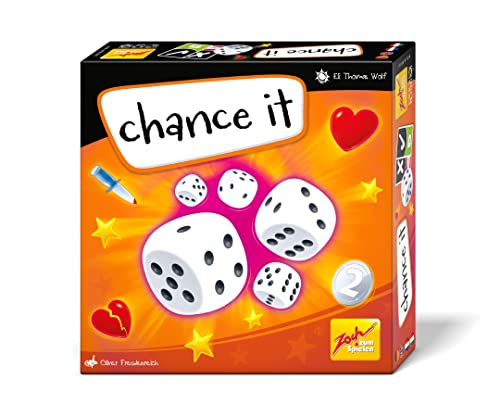 Zoch 601105167 Chance it - Würfelspiel für 3 bis 6 Spieler – Das Zockerspiel für alle die gerne EIN Risiko eingehen, ab 10 Jahren von Zoch zum Spielen