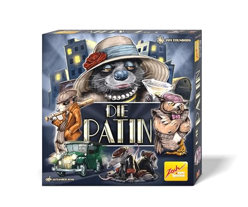 Zoch 601105185 - Die Patin (Strategiespiel ab 12 Jahren) - taktisches Brettspiel mit innovativem Spielkonzept und hochwertigem Spielmaterial für 2-5 Spieler, ca. 30 Min. Spiel-Dauer von Zoch