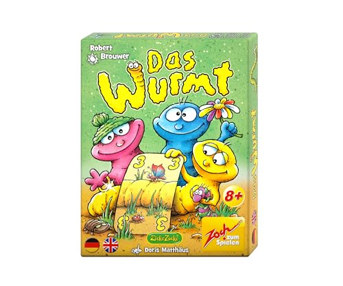 Zoch 601105201 Das wurmt – taktisches Kartenspiel ab 8 Jahren für 2-5 Spieler von Zoch