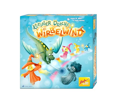 Zoch 601105202 Kleiner Drache Wirbelwind – schwungvolles Laufund Geschicklichkeitsspiel ab 4 Jahren für 1-5 Spieler von Zoch