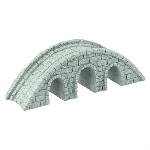 Realistisches Miniatur-Brückenmodell für Gartendekoration, grünes Sandsteinmaterial, Bonsai von Zoegneer