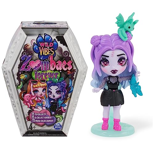 ZOMBAES FOREVER, Wild Vibes Zombie-Sammelfigur, Zubehör für Puppe und Sarg (Modelle können variieren), 8,9 cm, Spielzeug für Mädchen von ZOMBAES FOREVER