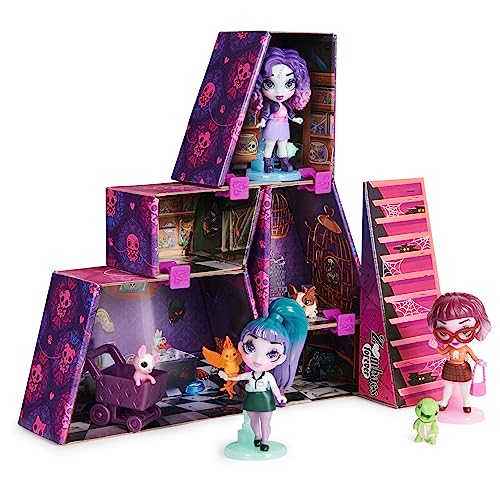 Zombaes Forever, Wild Vibes, Abandoned Pet Shop, personalisierbares Puppenhaus-Spielset, 3 besondere Zombie-Puppen und Zubehörteile, 5 Haustiere, Kinderspielzeug für Mädchen von Zombaes Forever