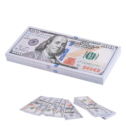 Prop Copy Money, ZoneYan Copy Money, Spielgeld Dollar, Spielgeld Dollar Scheine, Fake Dollar, 200*100$ Copy Money Cash Film Play Toy Set von ZoneYan