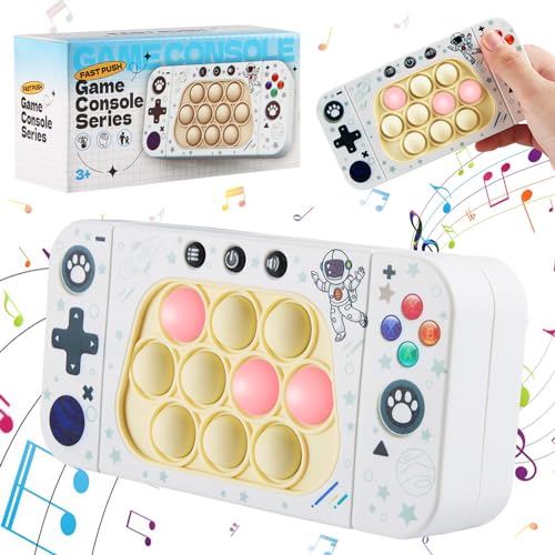 Puzzle Spielmaschine, ZoneYan Puzzle-Spielzeug, Puzzle Pop It, Pop It Fidget Spielzeug, Quick Push Spiel, Puzzle-Spielmaschine Game Controller, Dekompressionsspielzeug Konsole (Astronaut) von ZoneYan