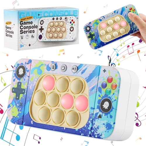 Puzzle Spielmaschine, ZoneYan Puzzle-Spielzeug, Puzzle Pop It, Pop It Fidget Spielzeug, Quick Push Spiel, Puzzle-Spielmaschine Game Controller, Dekompressionsspielzeug Konsole (Graffiti) von ZoneYan